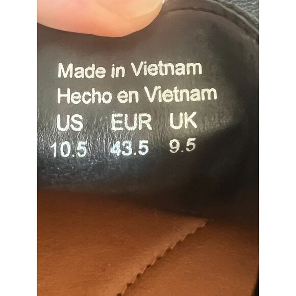 Aldo Orlovoflexx Mens Leather Loafers Driving Shoe Black Sz 10.5 Silver Horsebit - Picture 14 of 16